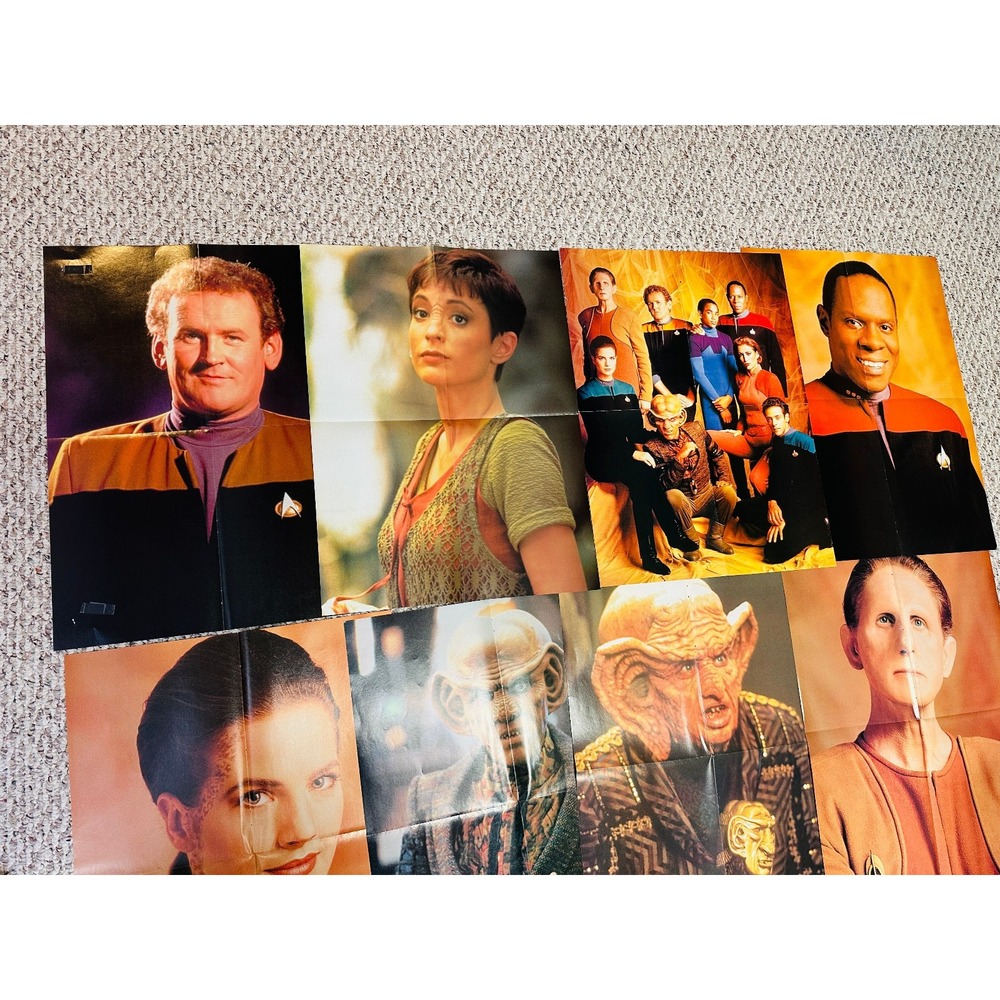 Lot of 11 Star Trek Deep Space Nine Double Sided Posters 21 X 16 Quark & More - Picture 5 of 7